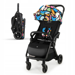Kočík APINO Kinderkraft, 22 kg, ľahký, skladací, farebný
